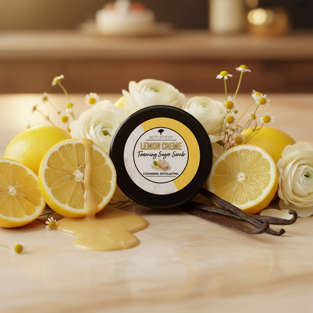 Lemon Creme Foaming Sugar Scrub