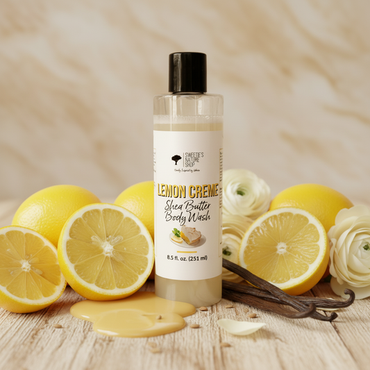 Lemon Creme Shea Butter Body Wash - Corrected
