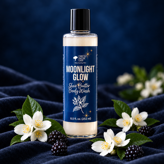 Moonlight Glow Shea Butter Body Wash - square
