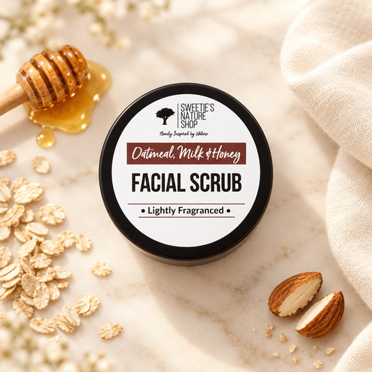 Oatmeal Milk & Honey Facial Scrub - Lid