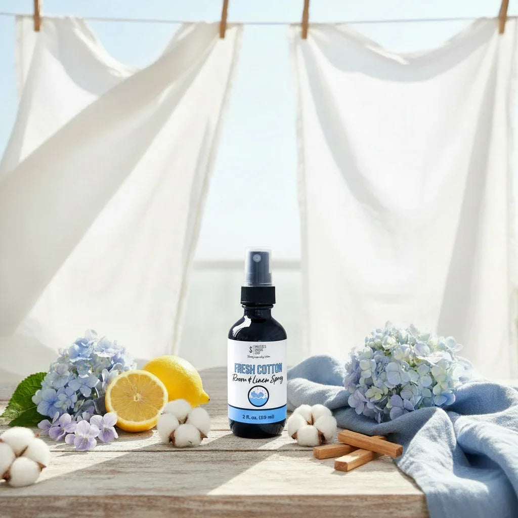 Room & Linen Spray - Fresh Cotton - Centered
