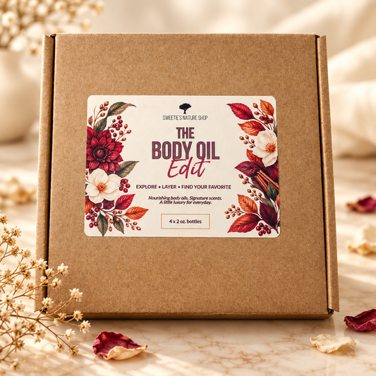 The Body Oil Edit - kraft box refined