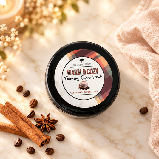 Warm & Cozy Foaming Sugar Scrub