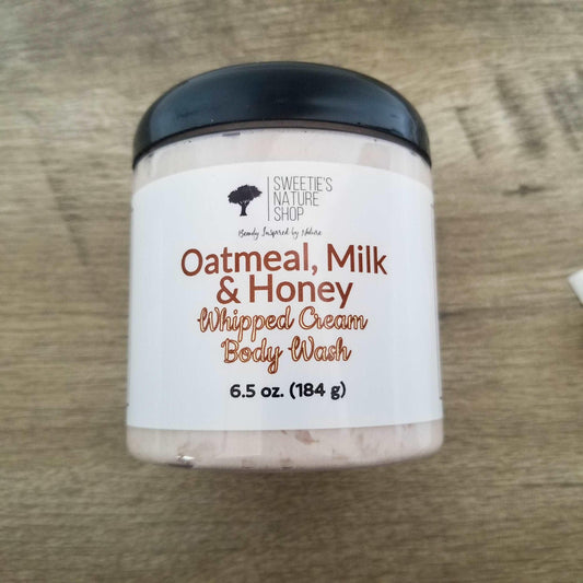 Oatmeal, Milk & Honey Whipped Cream Body Wash - Sweetie's Nature Shop