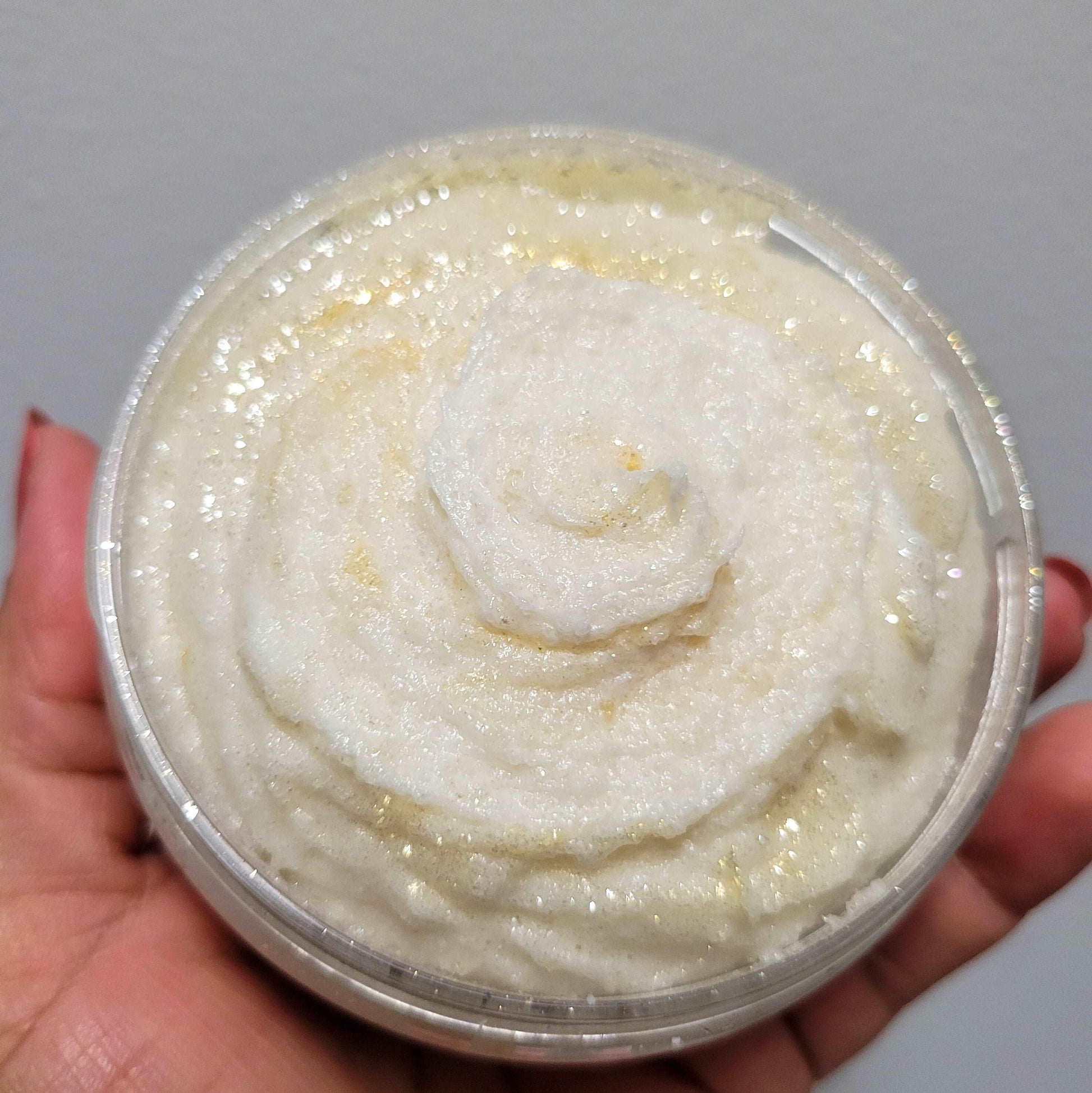 White Cashmere Foaming Sugar Scrub - Sweetie's Nature Shop